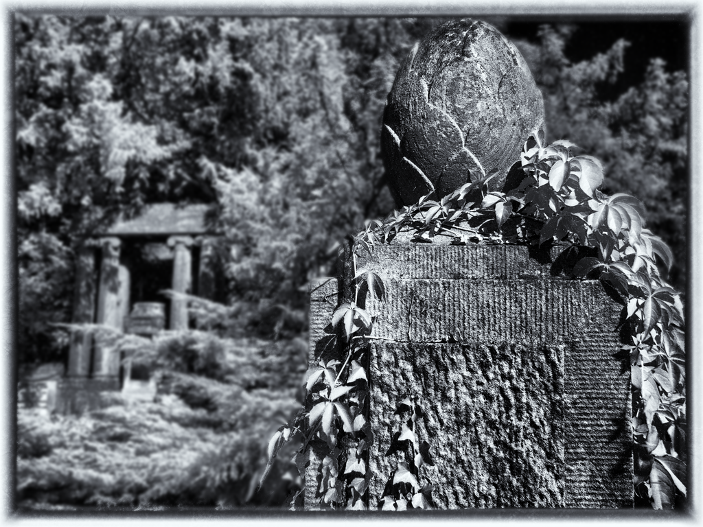 Alien egg in front of a druid cult site :-)